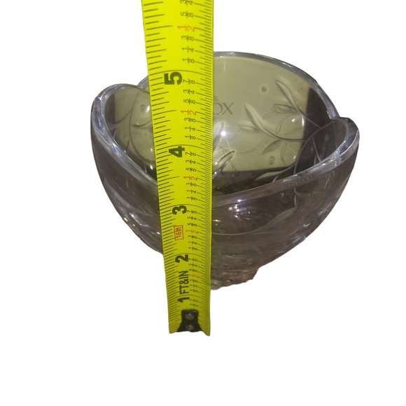 LENOX OPAL INNOCENCE Hand Cut Lead Crystal Votive Candle Holder 4 1/2" - Picture 6 of 10